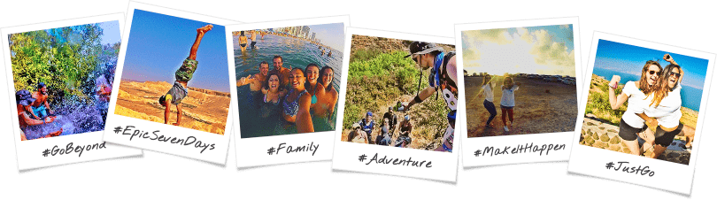 7 Day Birthright Israel Trip Option Collage Polaroid