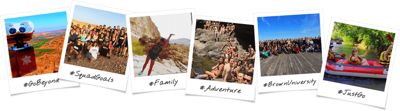 Brown University/RISD Birthright Israel Trip Polaroid Collage