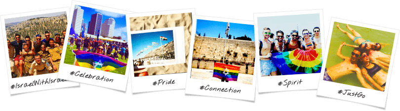 LGBTQ Trip Options Birthright Israel Polaroid Collage