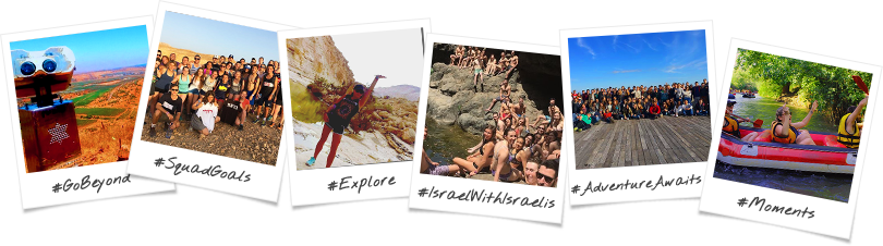 DePaul University Birthright Israel Polaroid Collage Shorashim