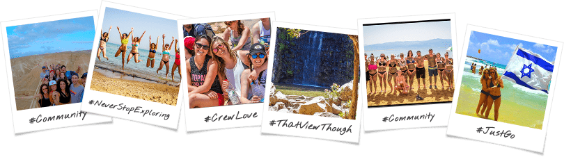 Santa Barbara Community Trip Options Birthright Israel Polaroid Collage